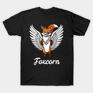 Fox Unicorn Foxcorn T-Shirt